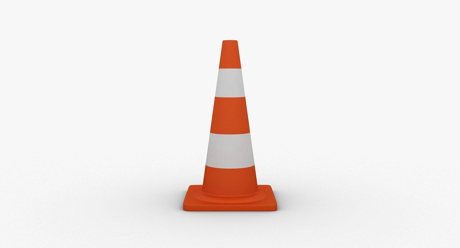 Traffic Cone 3D Model