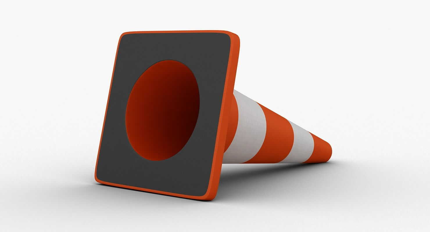 Traffic Cone 3D Model