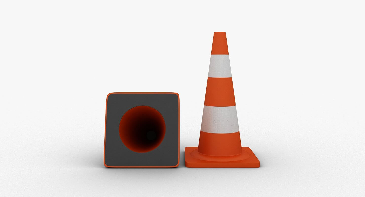 Traffic Cone 3D Model