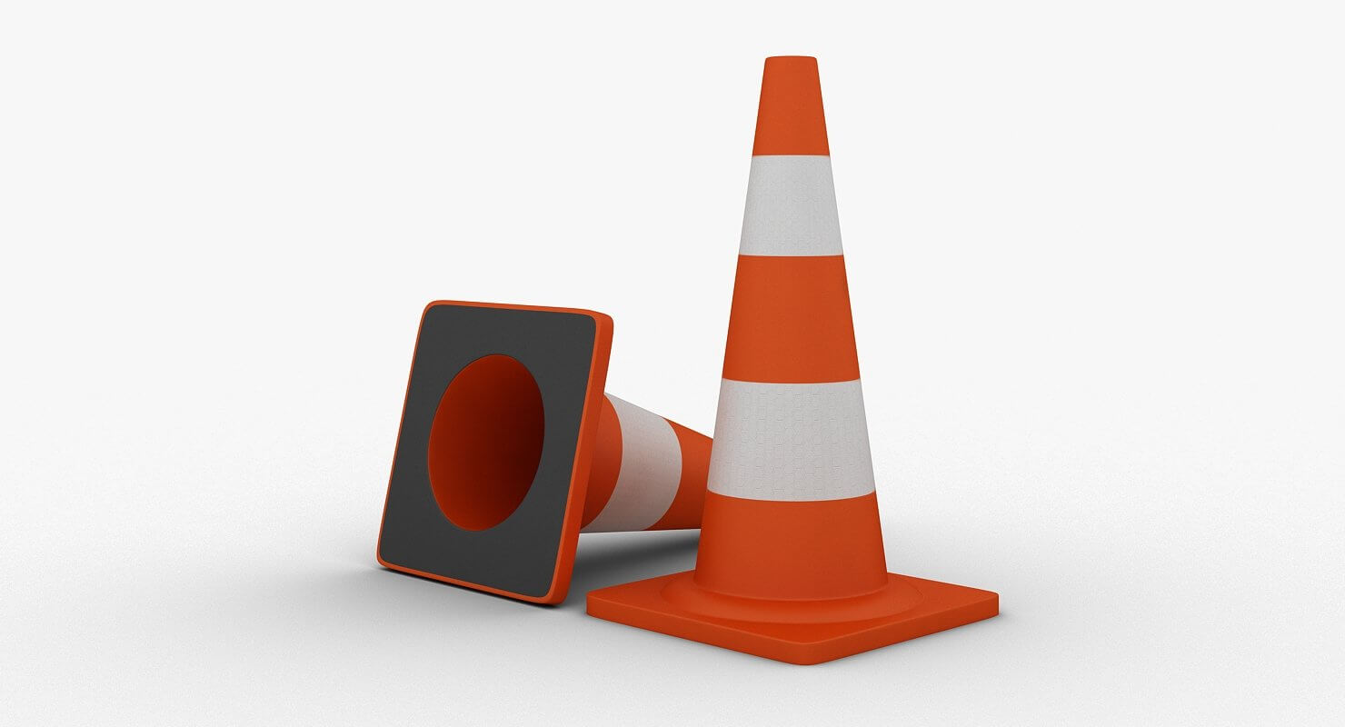 Traffic Cone 3D Model