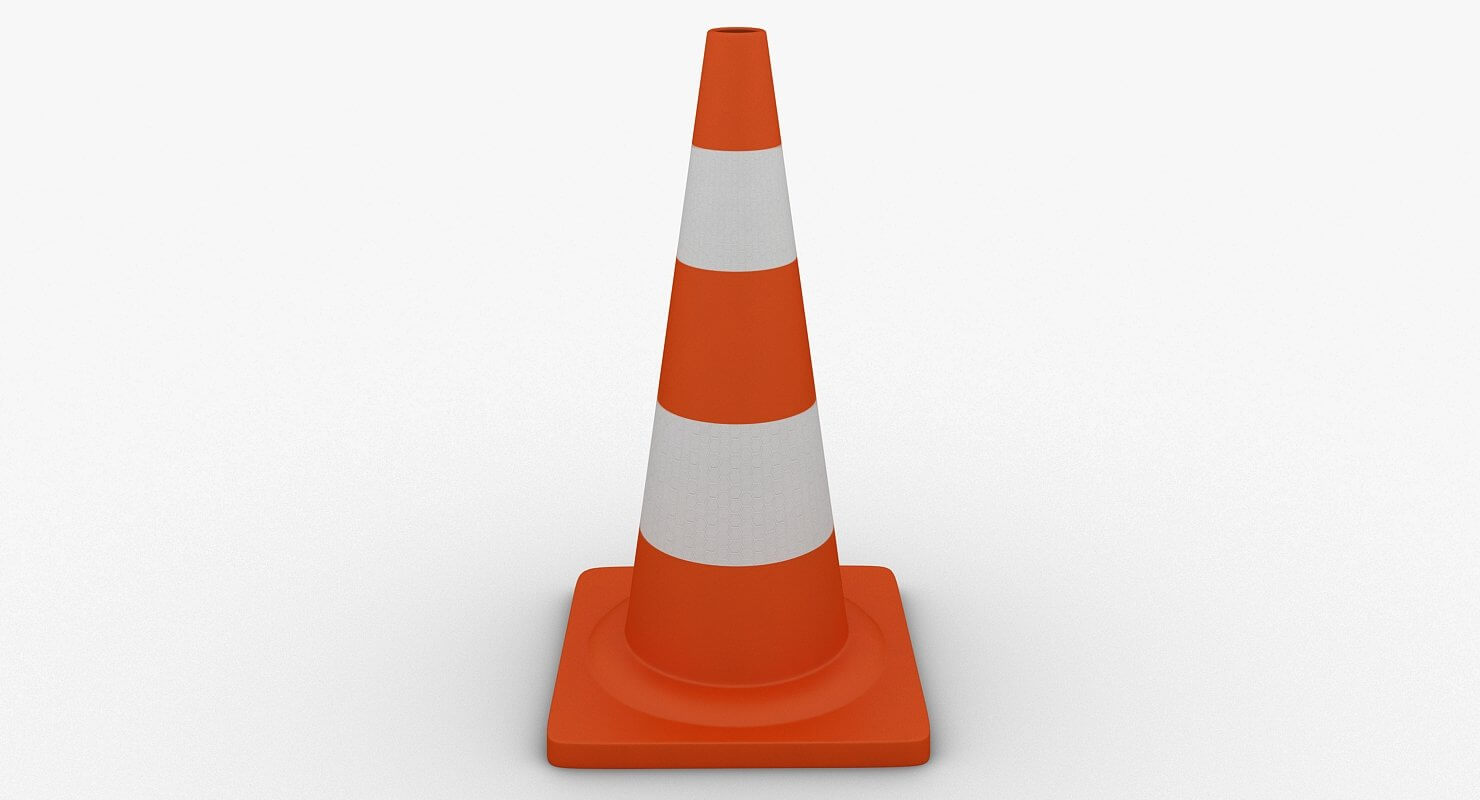 Traffic Cone 3D Model