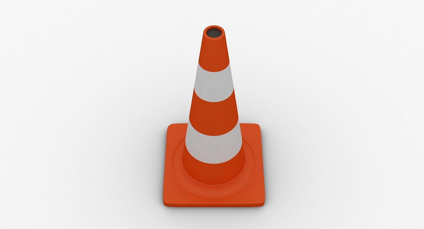 Traffic Cone 3D Model