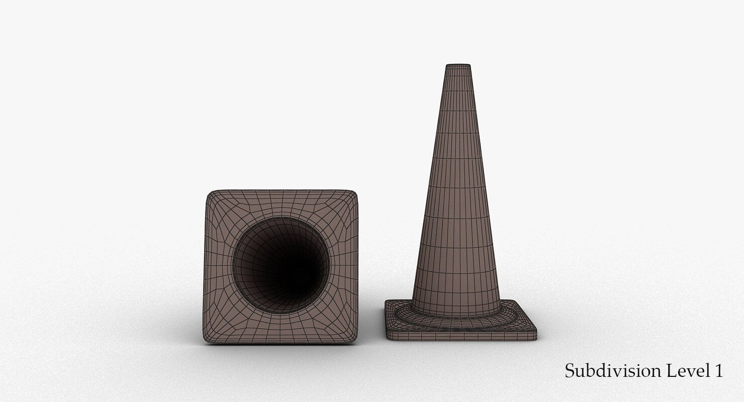 Traffic Cone 3D Model