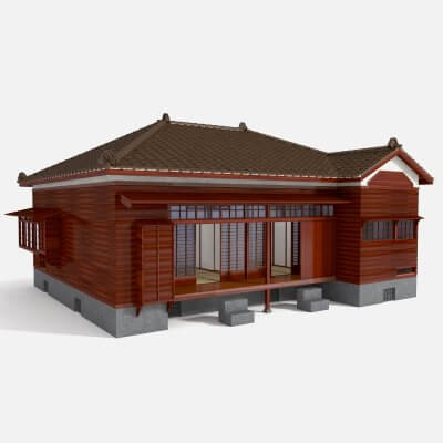 Japanese House 3D Model