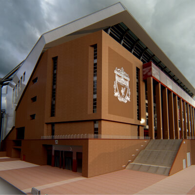 Anfield Stadium 3D Model