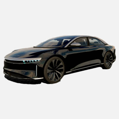 Lucid Air 2022 3D Model