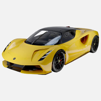 Lotus Evija 2020 3D Model