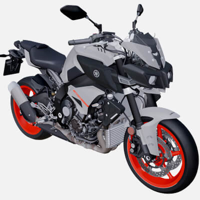 Yamaha MT-10 Abs 3D Model