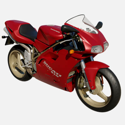 Ducati 916 '94-'98 3D Model