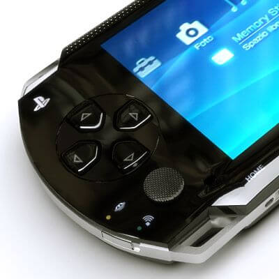 Sony PSP and UMD 3D Model