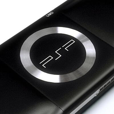 Sony PSP and UMD 3D Model