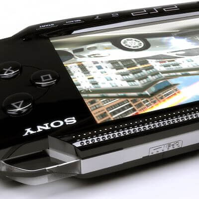 Sony PSP and UMD 3D Model