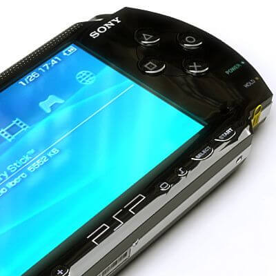 Sony PSP and UMD 3D Model