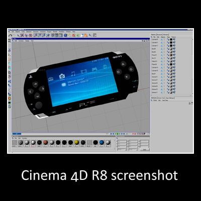 Sony PSP and UMD 3D Model