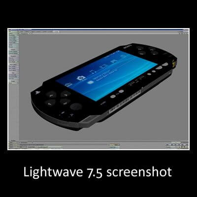 Sony PSP and UMD 3D Model