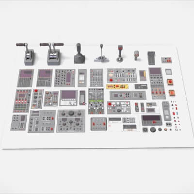 Dashboard Parts Collection 1 3D Model