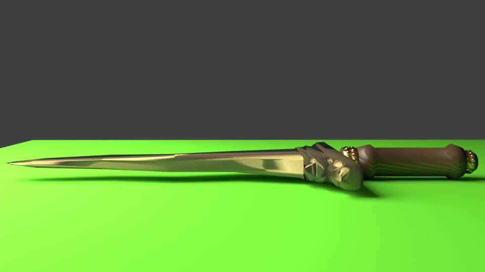 Kris Dagger 3 3D Model