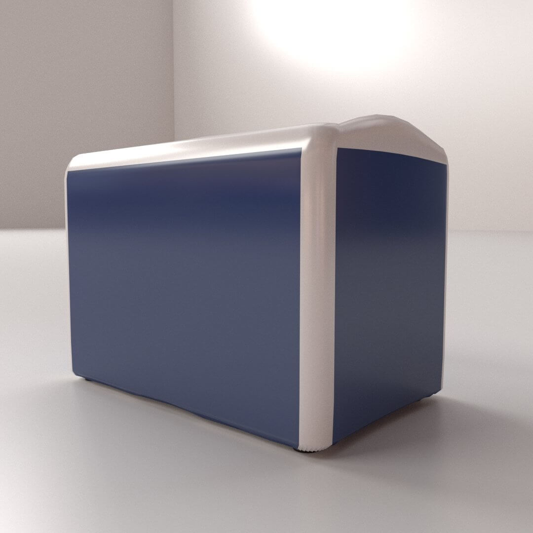 Ice Cream Fridge 3D Model