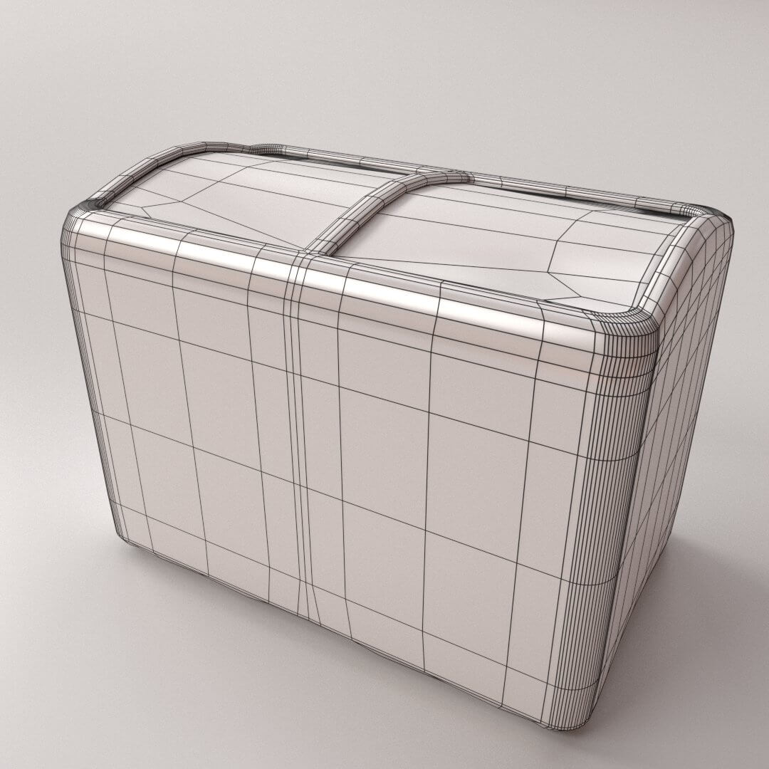 Ice Cream Fridge 3D Model