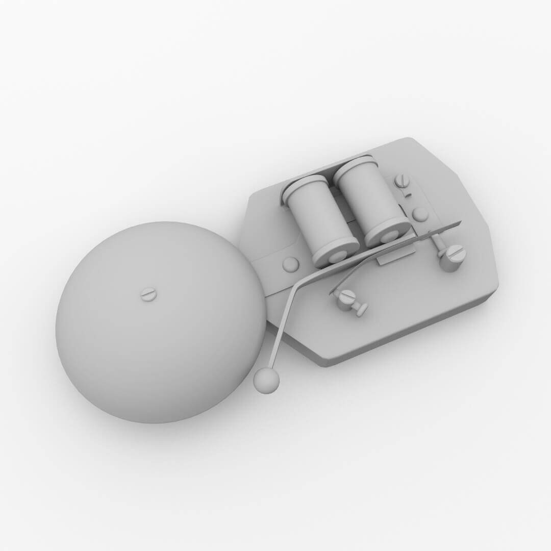 Retro Doorbell 3D Model