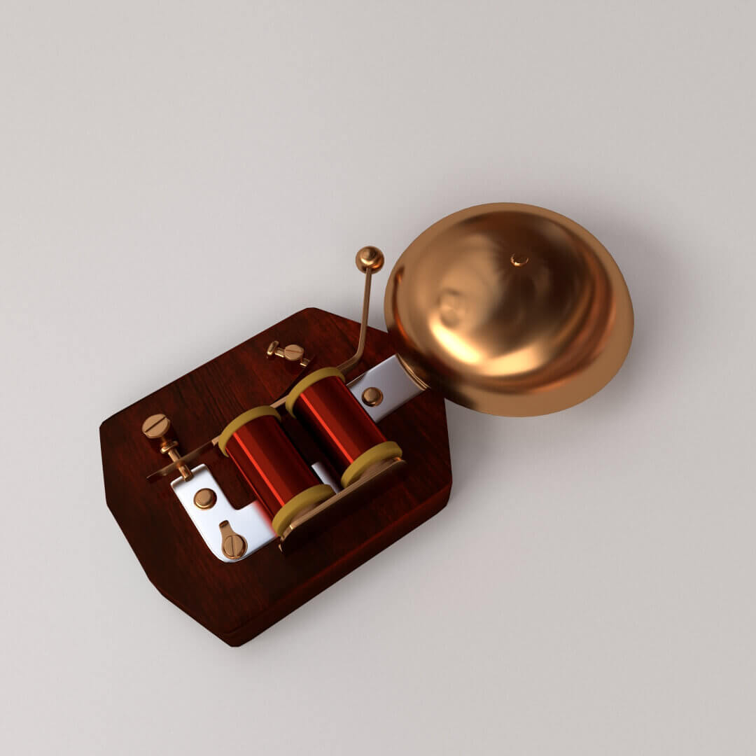 Retro Doorbell 3D Model