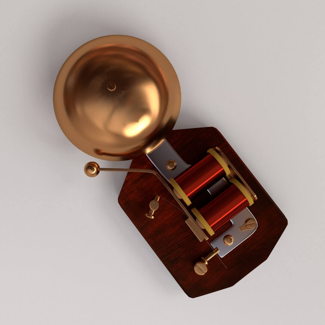 Retro Doorbell 3D Model