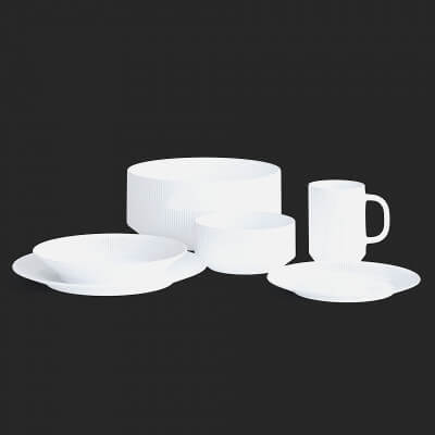 Tableware Set VI 3D Model