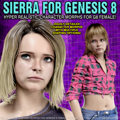 Sierra Morphs for Genesis 8 Female