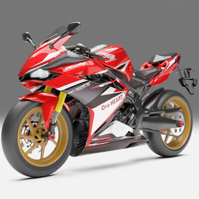 Honda Cbr250Rr 3D Model