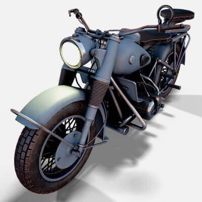 Motorcycle 3D model