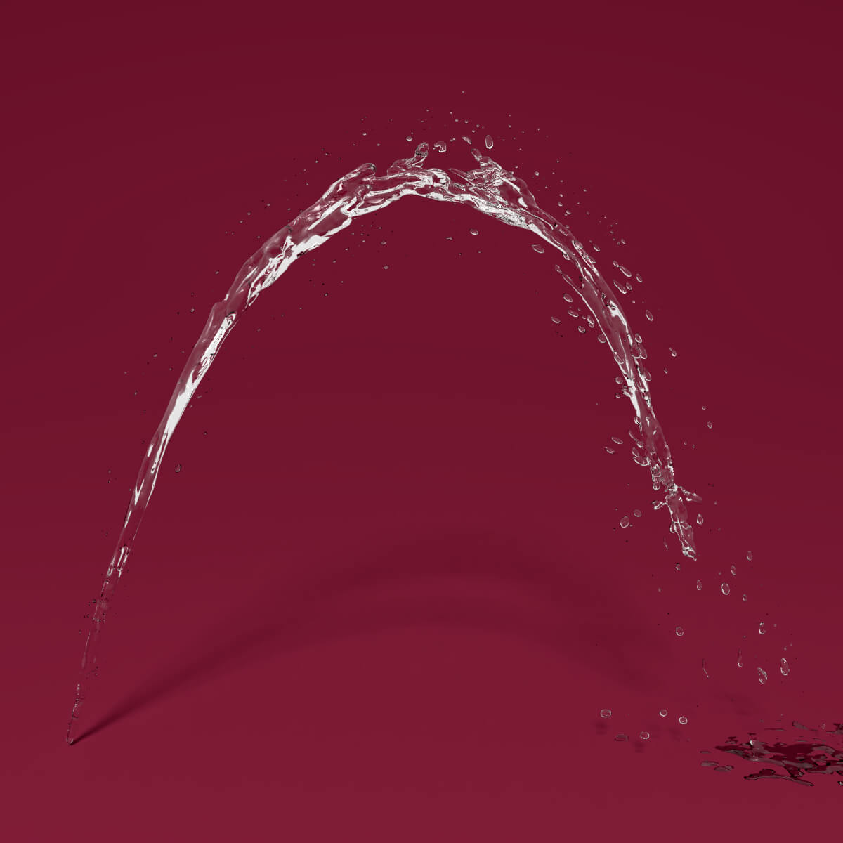 Fountain Splash 2 3D Model