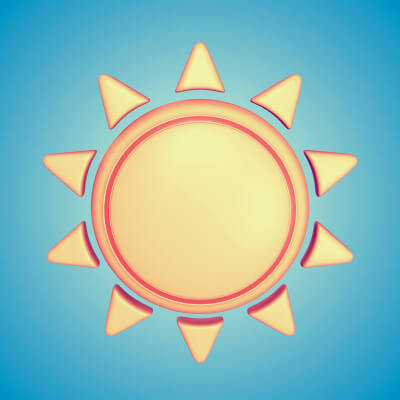 Cartoon Sun V2