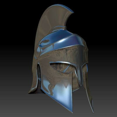 Spartan Helmet 3D Model