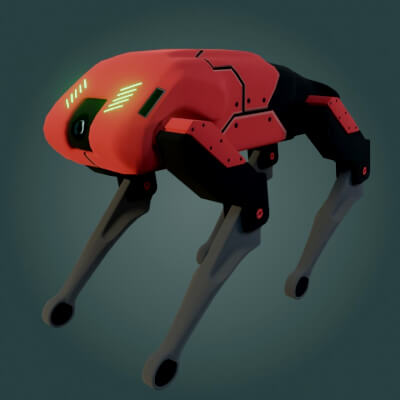 Sci-Fi Robot Dog