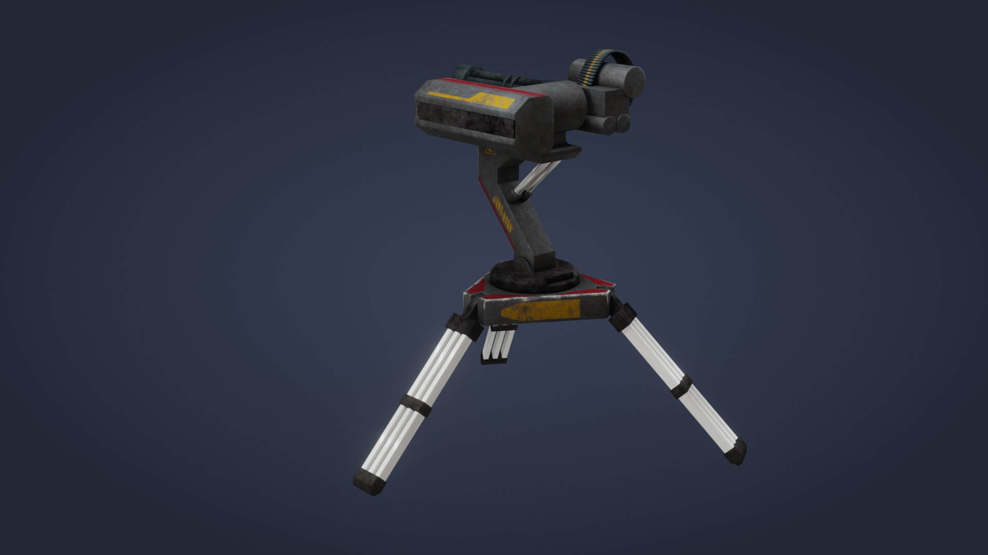 Sci-Fi Turret 3D Model