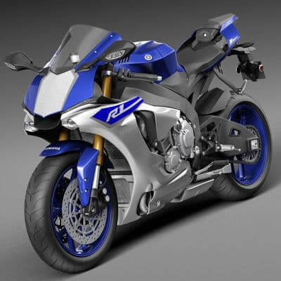 Yamaha R1 2015 3D Model