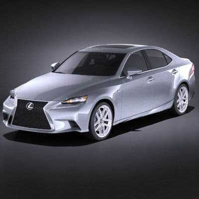 Lexus IS 2016 V-Ray