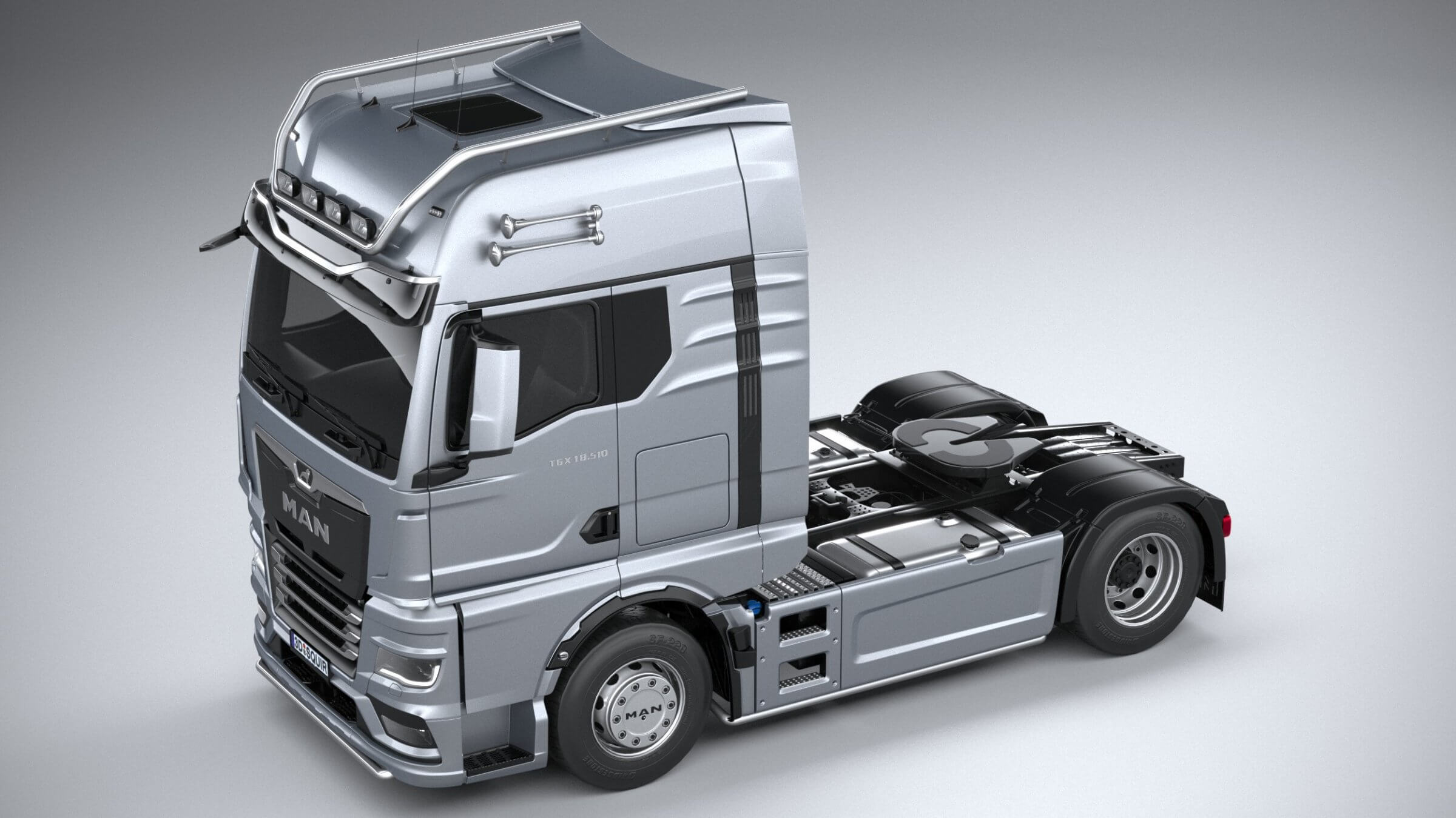 Man TGX 2021 3D Model