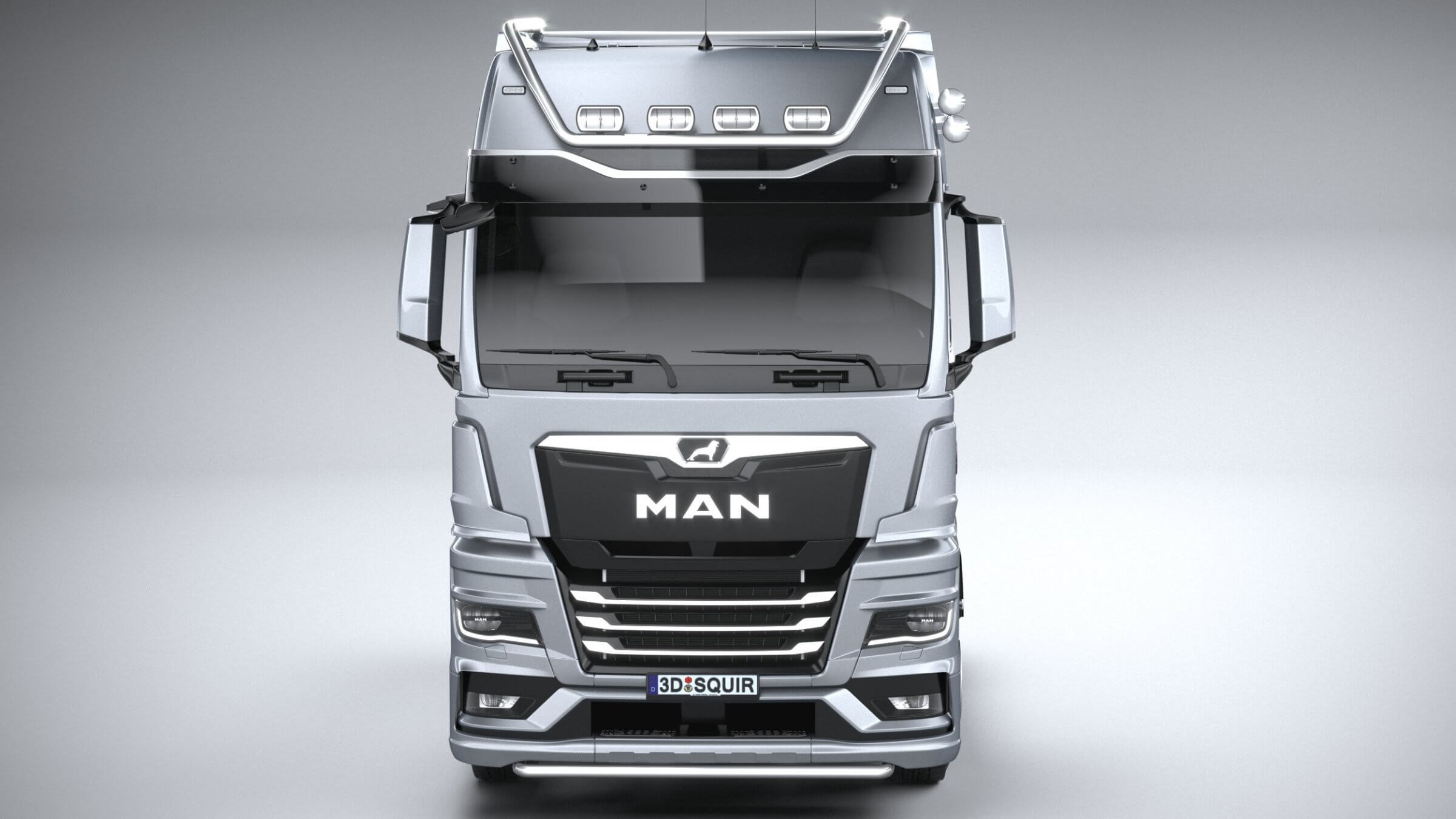 Man TGX 2021 3D Model