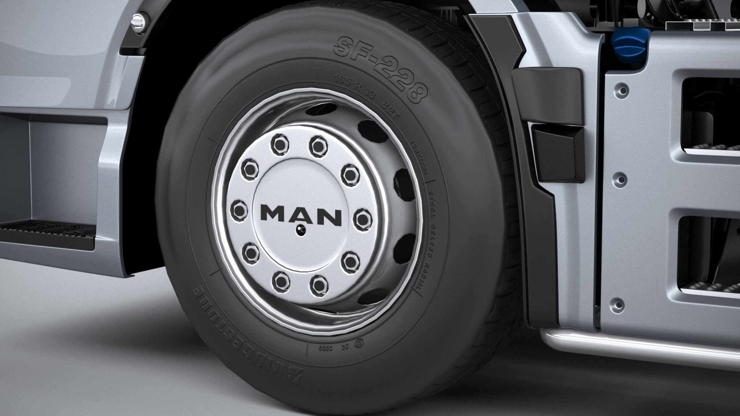 Man TGX 2021 3D Model