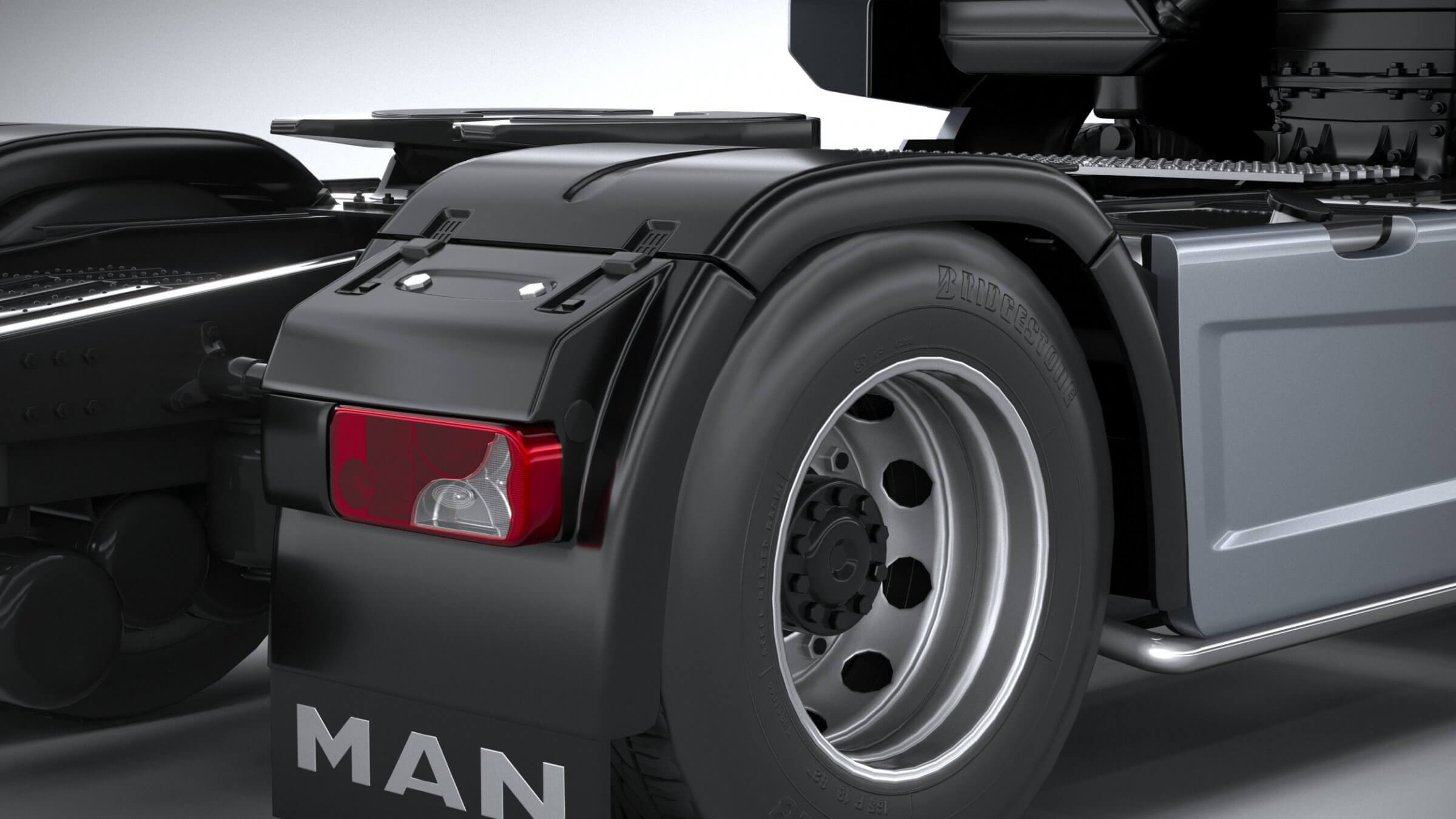 Man TGX 2021 3D Model