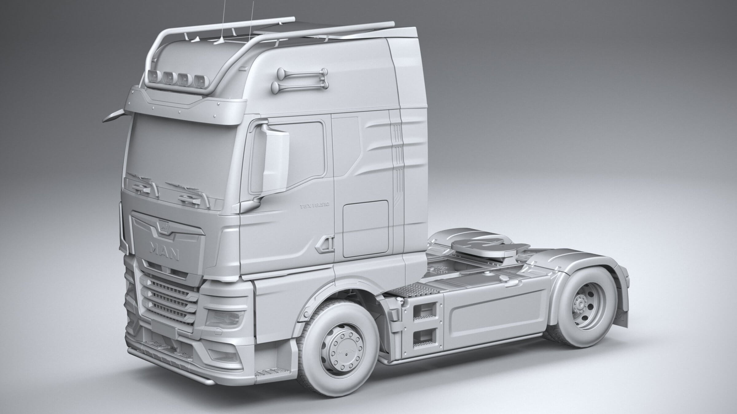 Man TGX 2021 3D Model