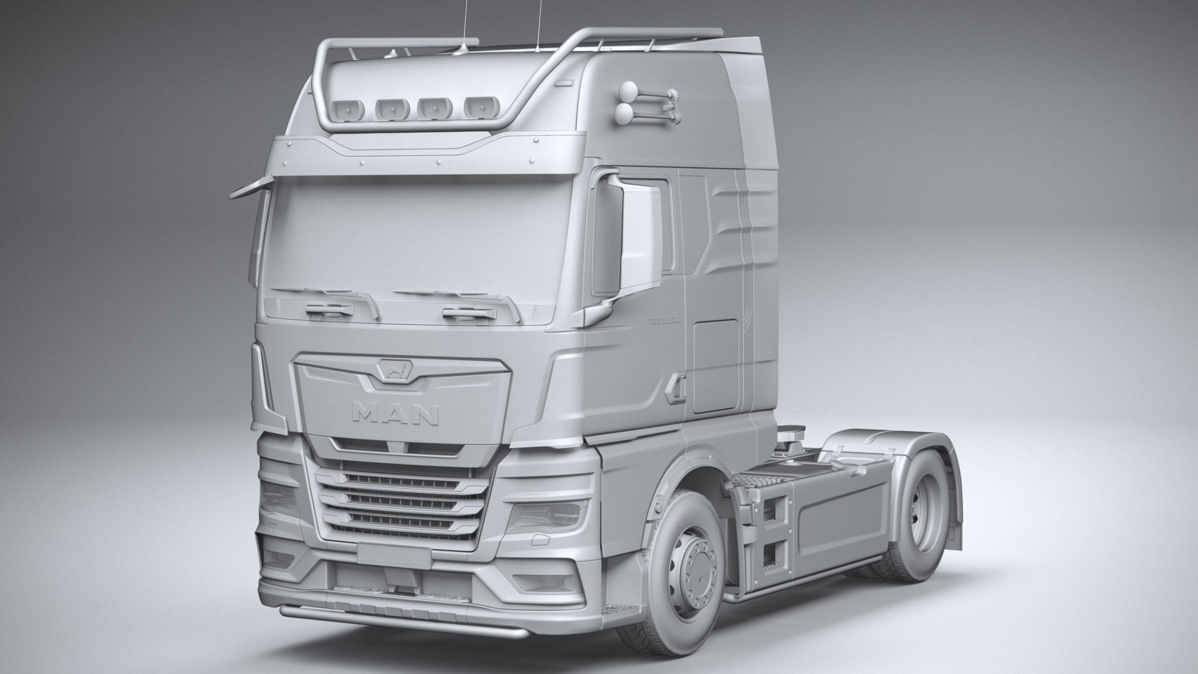 Man TGX 2021 3D Model