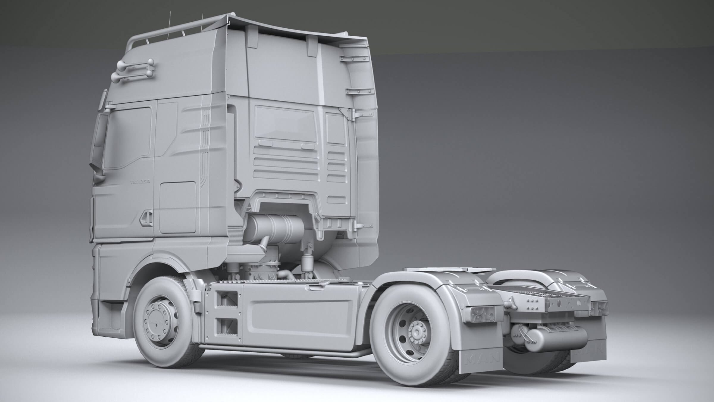 Man TGX 2021 3D Model