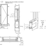 Glass Door Details Dwg