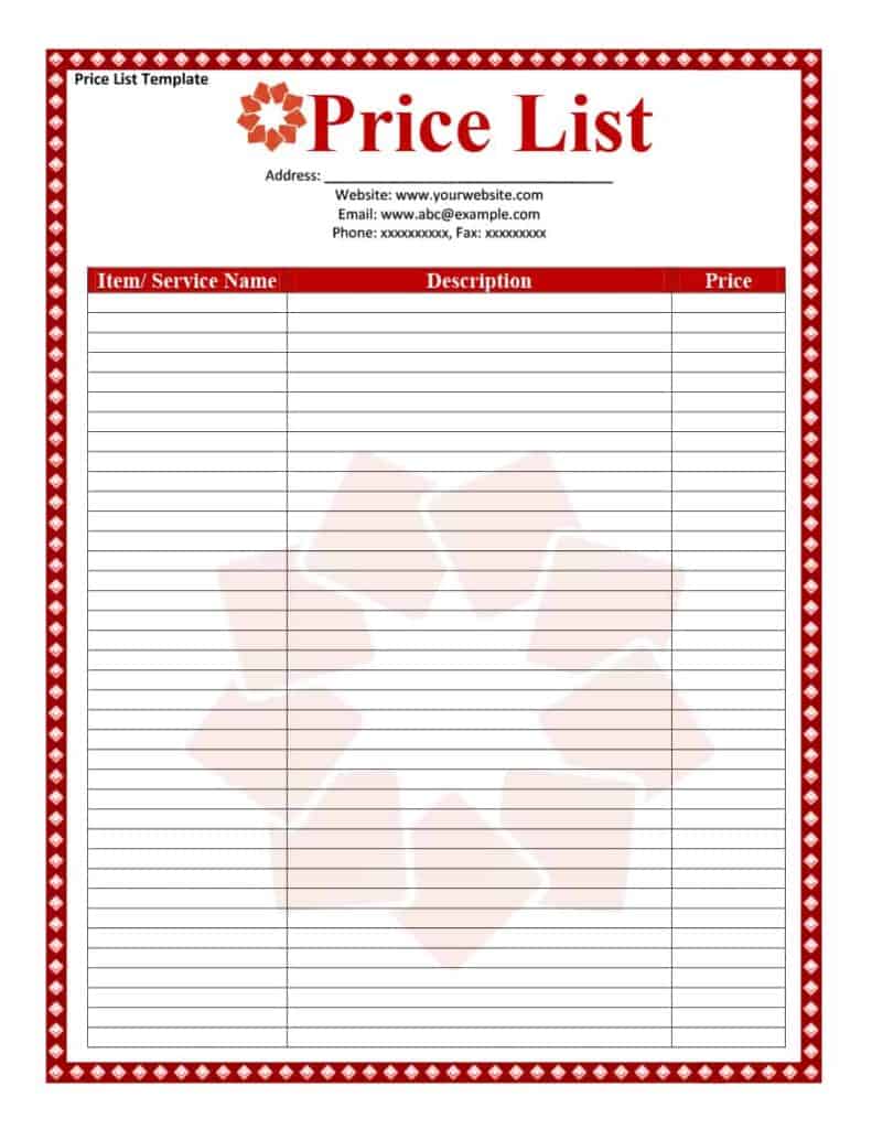 editable-price-list-template-word