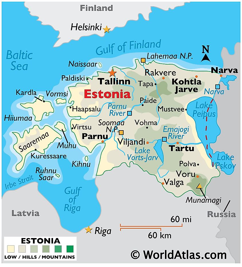 Estonia map