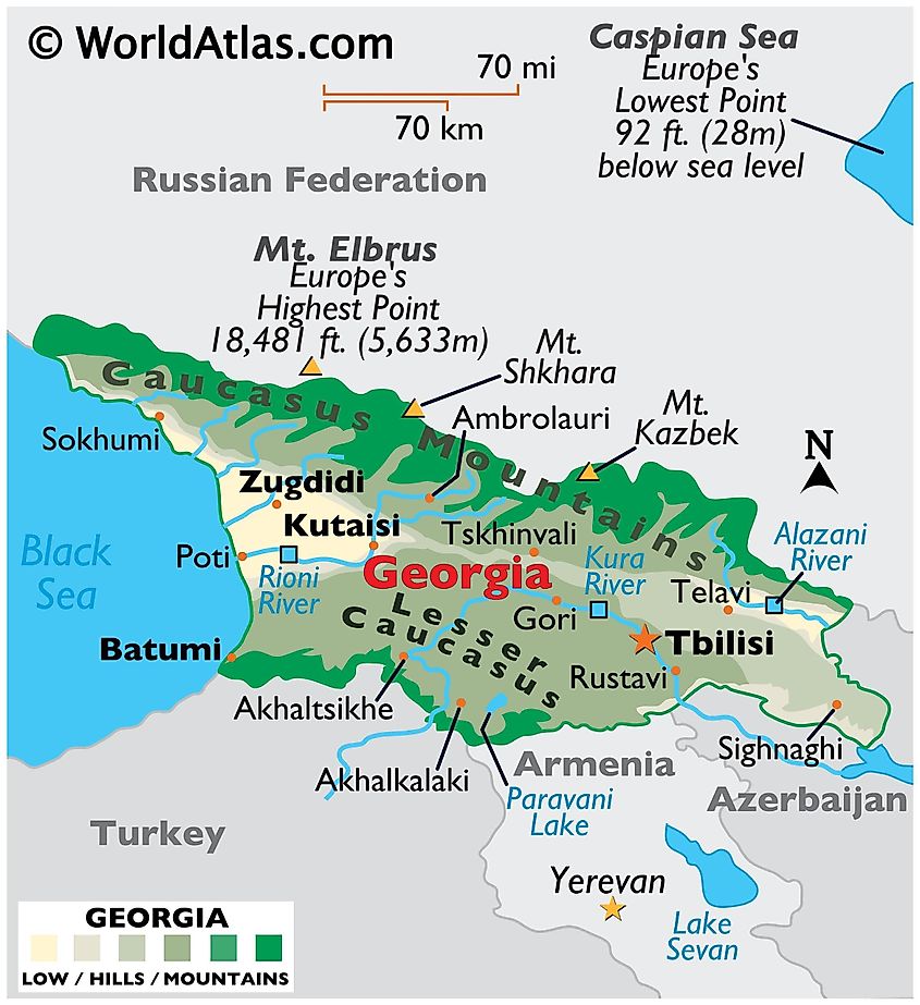 Map of georgia