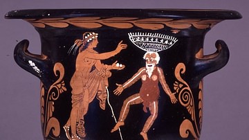 Comic Scene, Bell-krater, Paestum