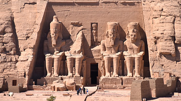 Abu Simbel, Facade of the Temple of Ramesses II